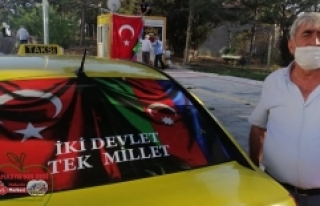 Suluovalı Taksicilerden Azerbaycan'a Destek