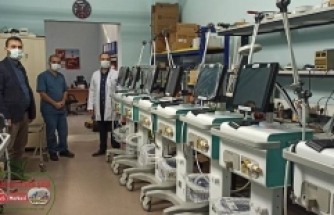 Merzifon Devlet Hastanesi'ne 9 adet %100 yerli ventilatör